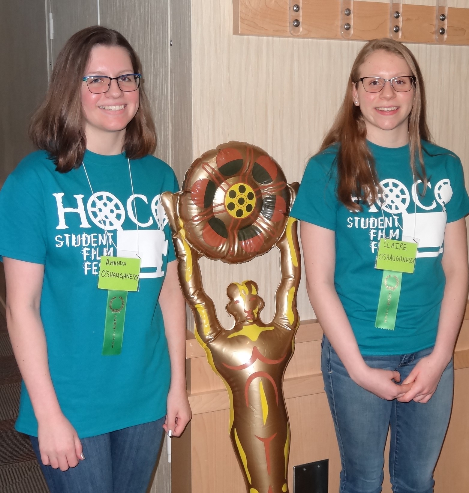 2016-17 School Year 1st Place Winners in the HC DrugFree Category: Amanda and Claire O'Shaughnessy from Reservoir High School. Congratulations to these creative sisters!