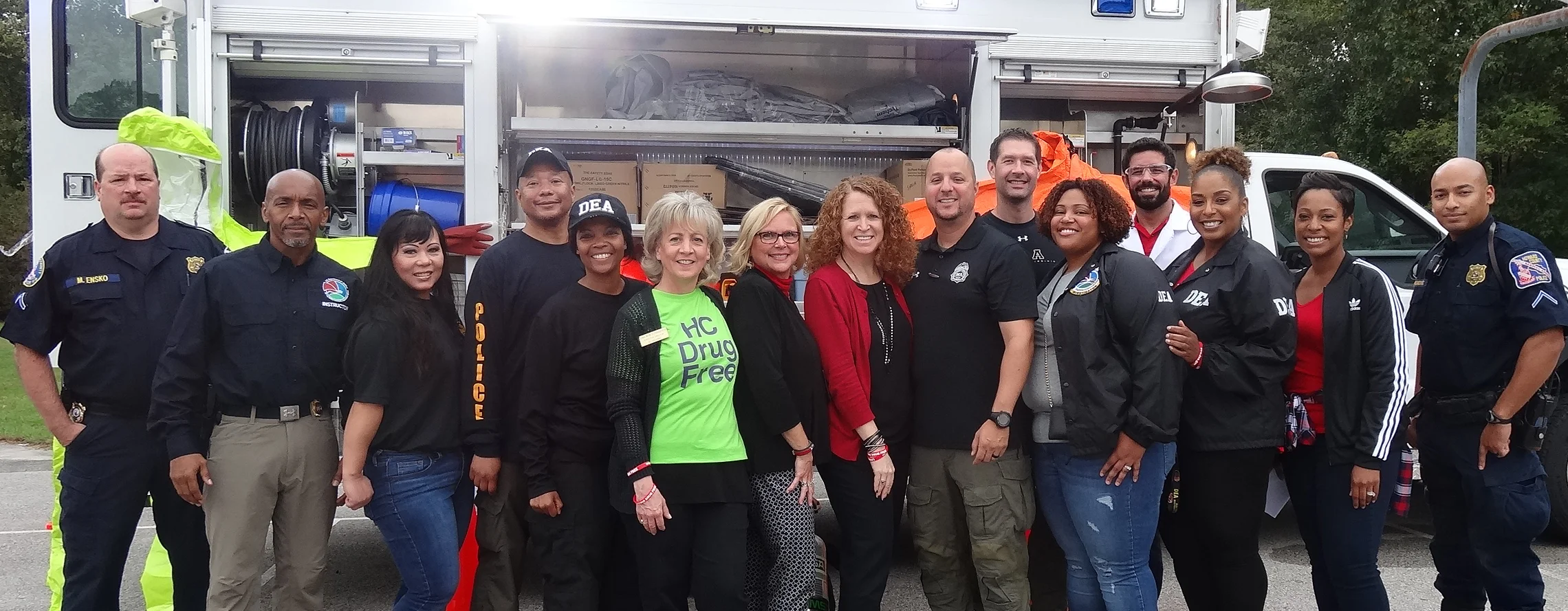 Thank you to MWMS, the DEA, and HCPD for allowing HC DrugFree to stand with you as we all work together to protect children in Howard County. 
