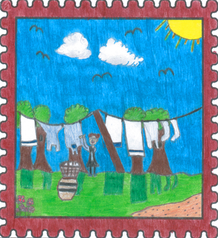 Provincial Winner In Their Footsteps by Isabella Ryan Age: 10, Grade 5 Sacred Heart Academy