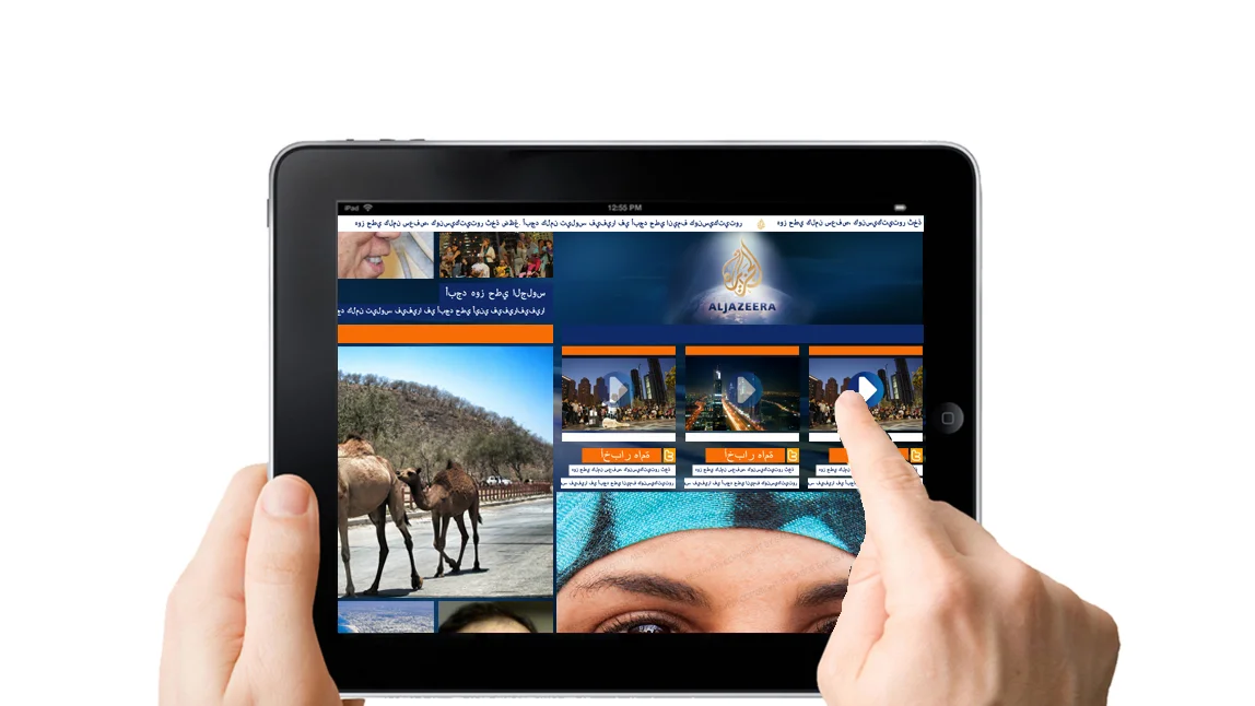 DEVICES Using the global simple grid structure, we carried content modules across devices and on air. Templates were created for all news strands, and content blocks on all platforms.