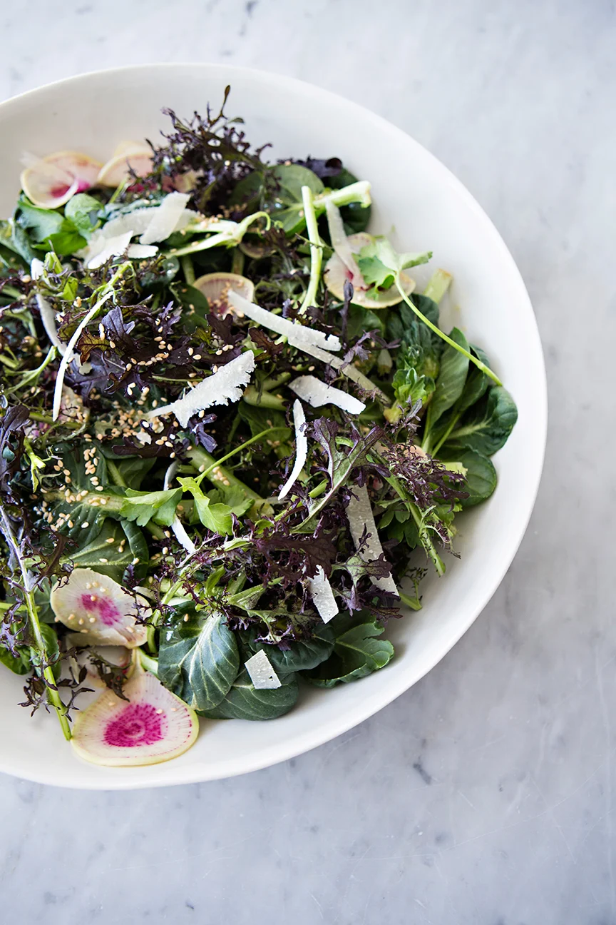 Recipe | Winter Tatsoi Salad