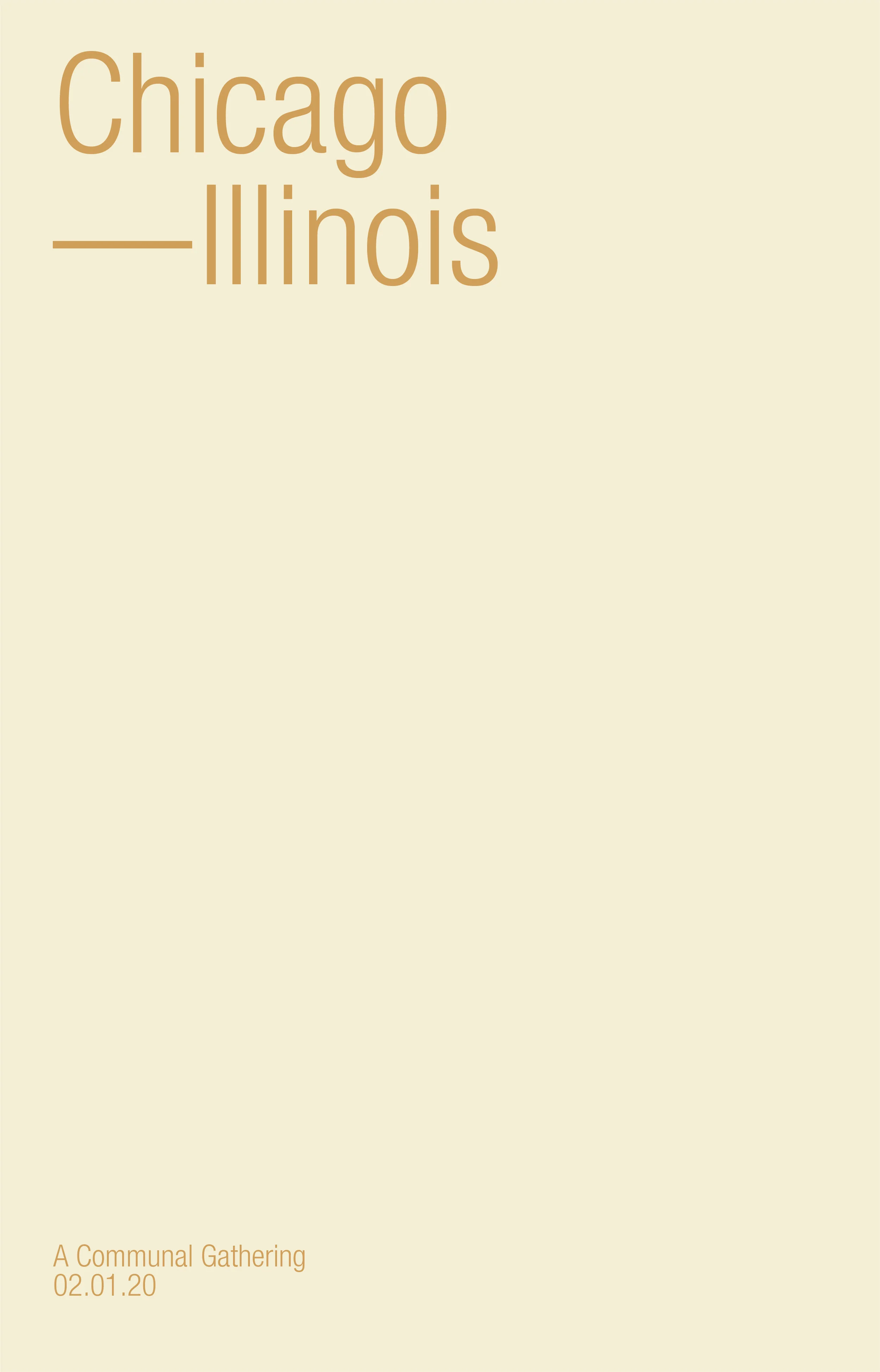 Sobremesa | Chicago | February 1st, 2020