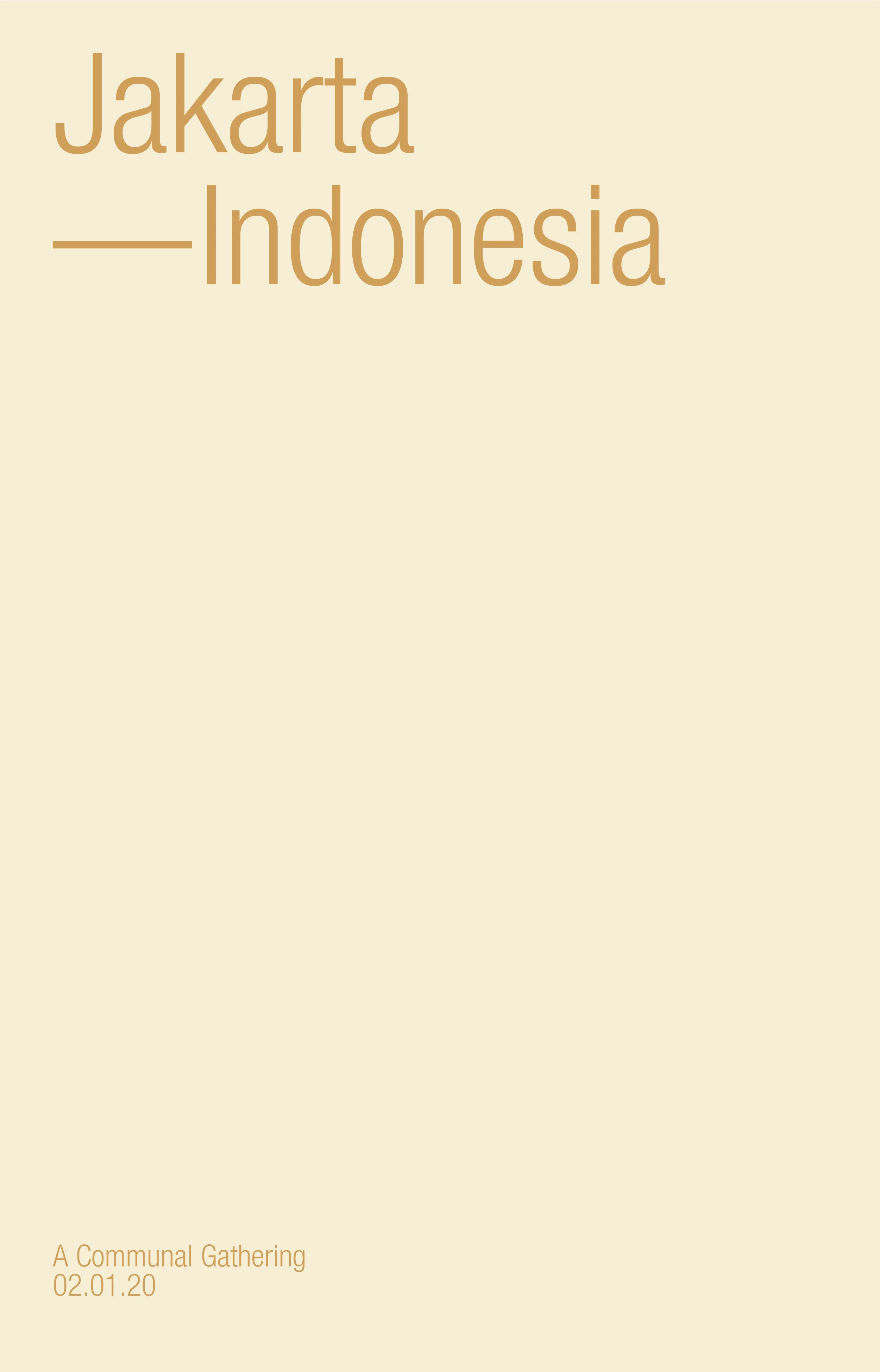 Sobremesa | Jakarta | February 1st, 2020