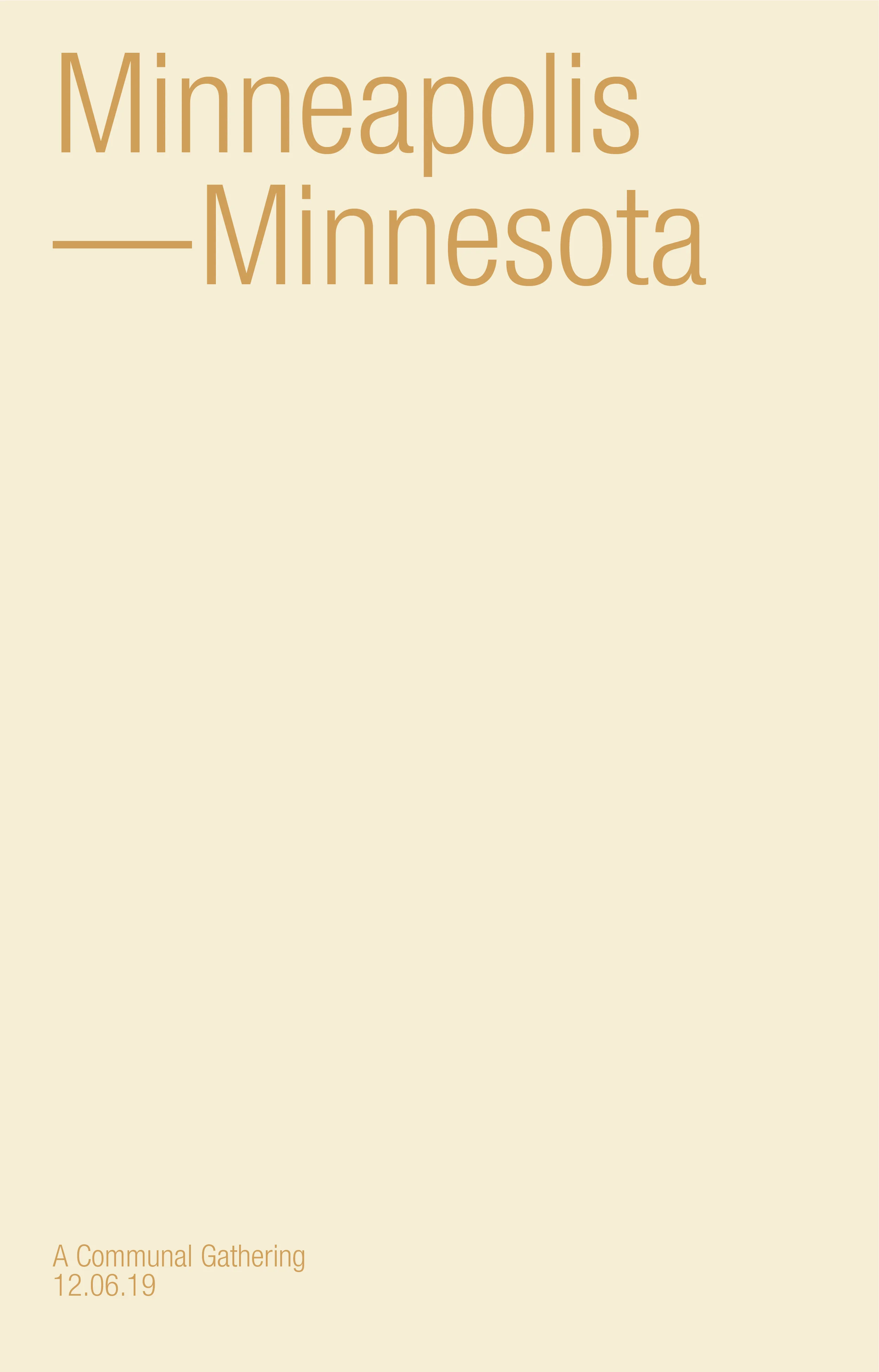 Sobremesa | Minneapolis | December 6th, 2019