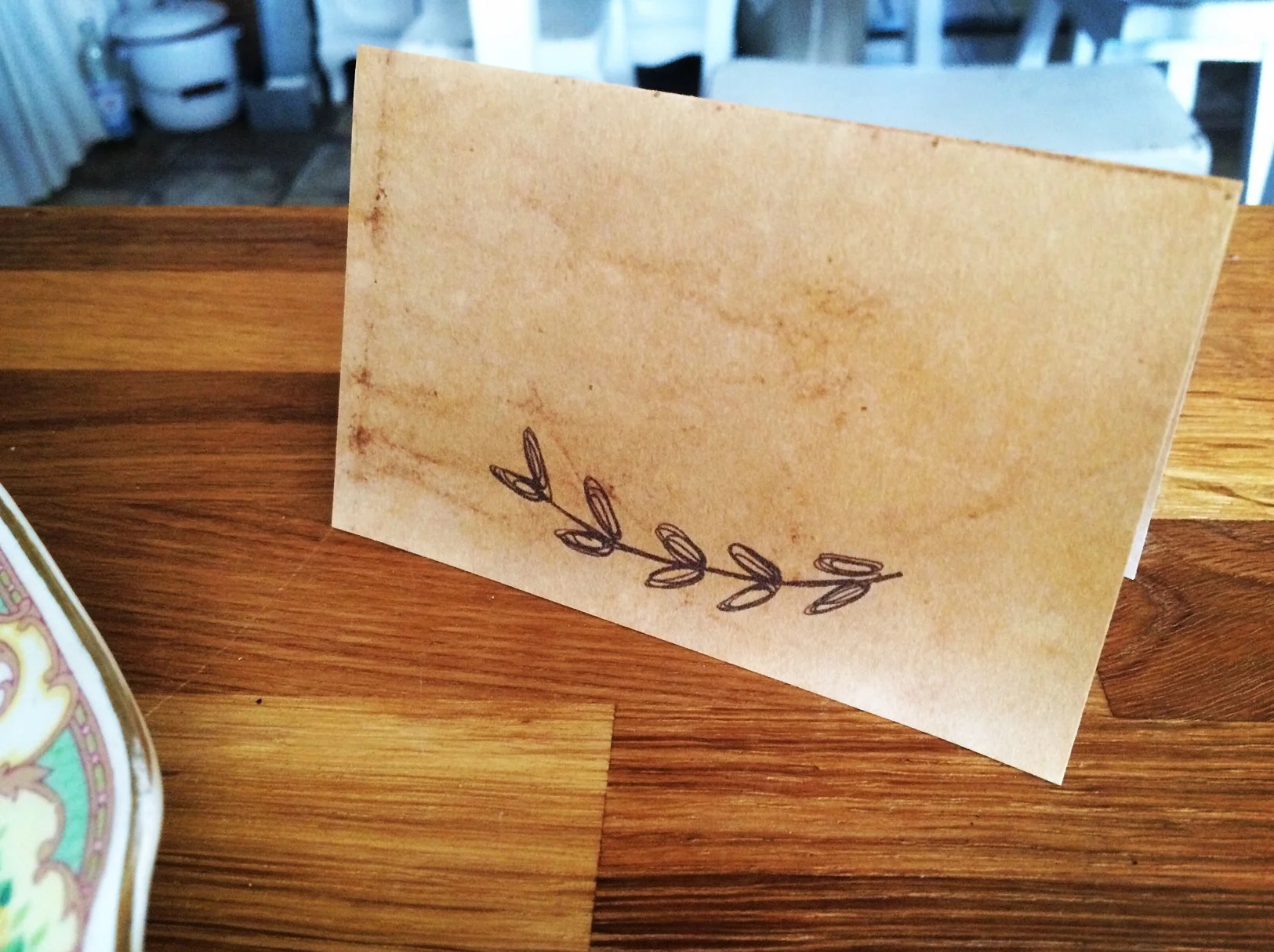 Folded Place Cards (Blank)