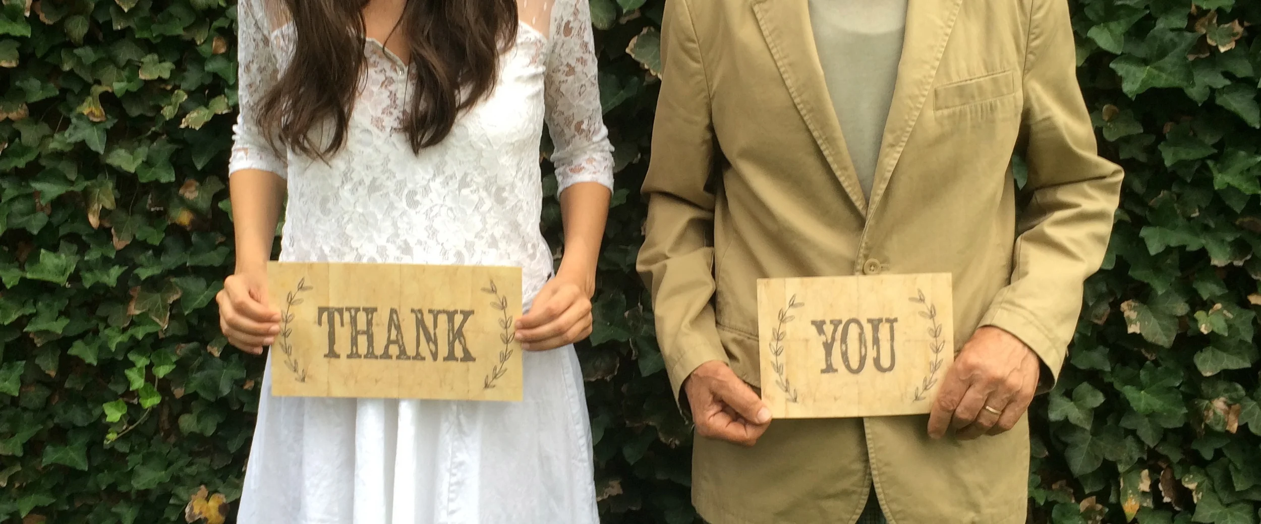'Thank You' Signs