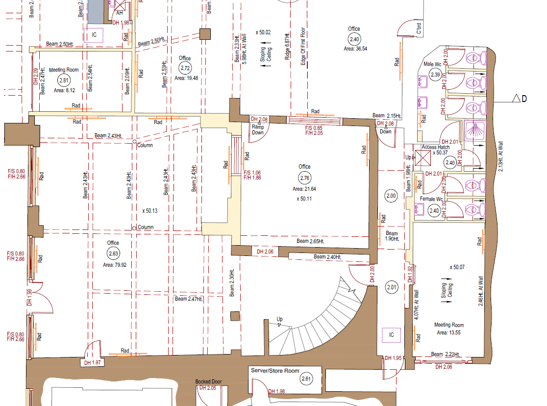 Laser Scan Measured Building Survey