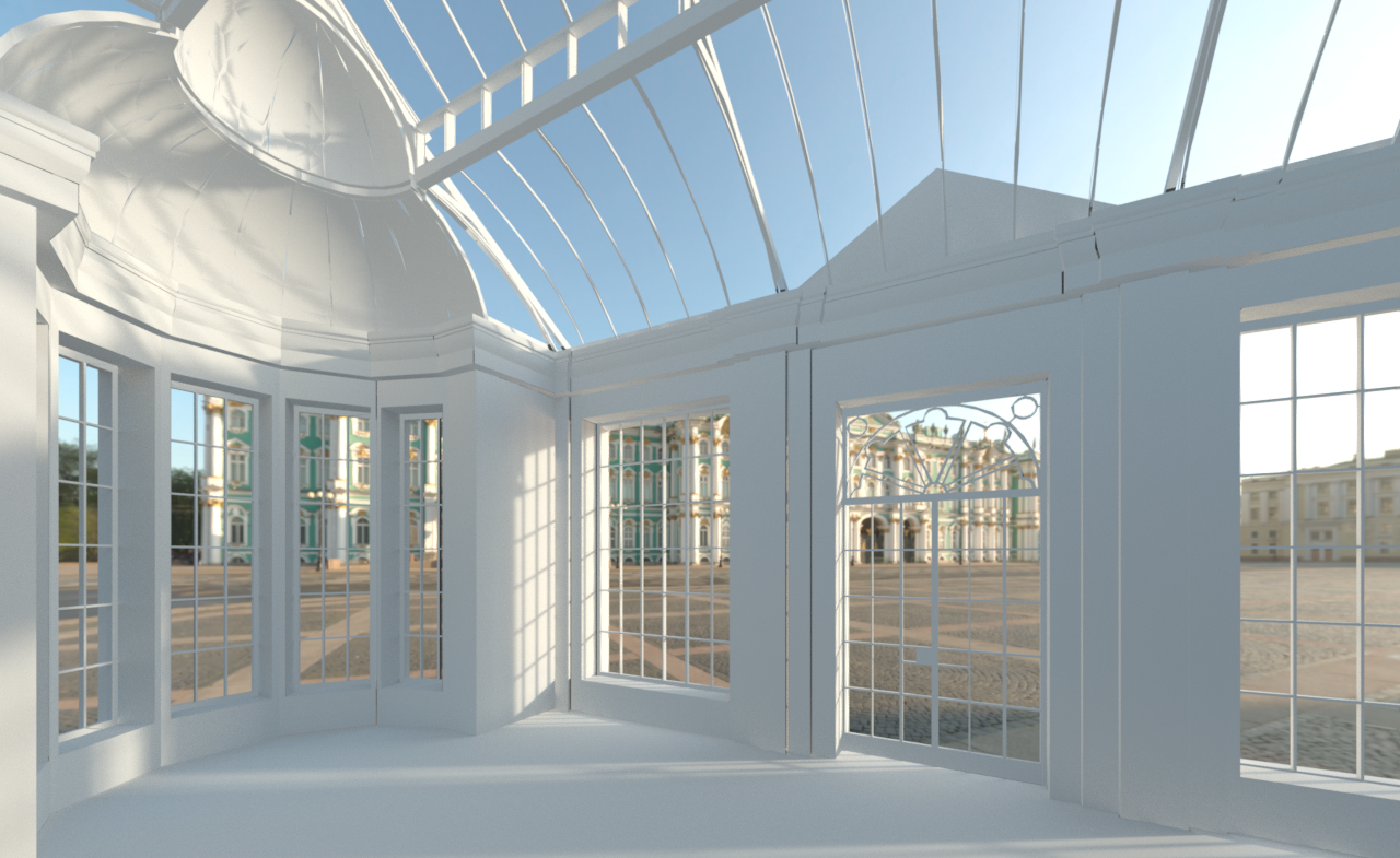 The above 3D model, created by SUMO Measured Building , is an example of the various lighting conditions and backgrounds which can be applied to a 3D model. It is these details which help to create the most realistic visualisation of the building in various conditions and locations.