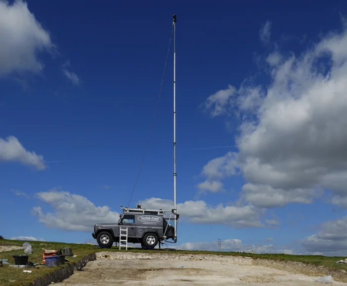 Adam’s 21m mast.