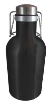 SS Growler 32SW Stainless Steel 32 oz. Mini Growler With European Wire Flip Lid 