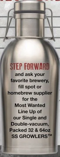 SS Growler® 64oz. Double Wall Growler