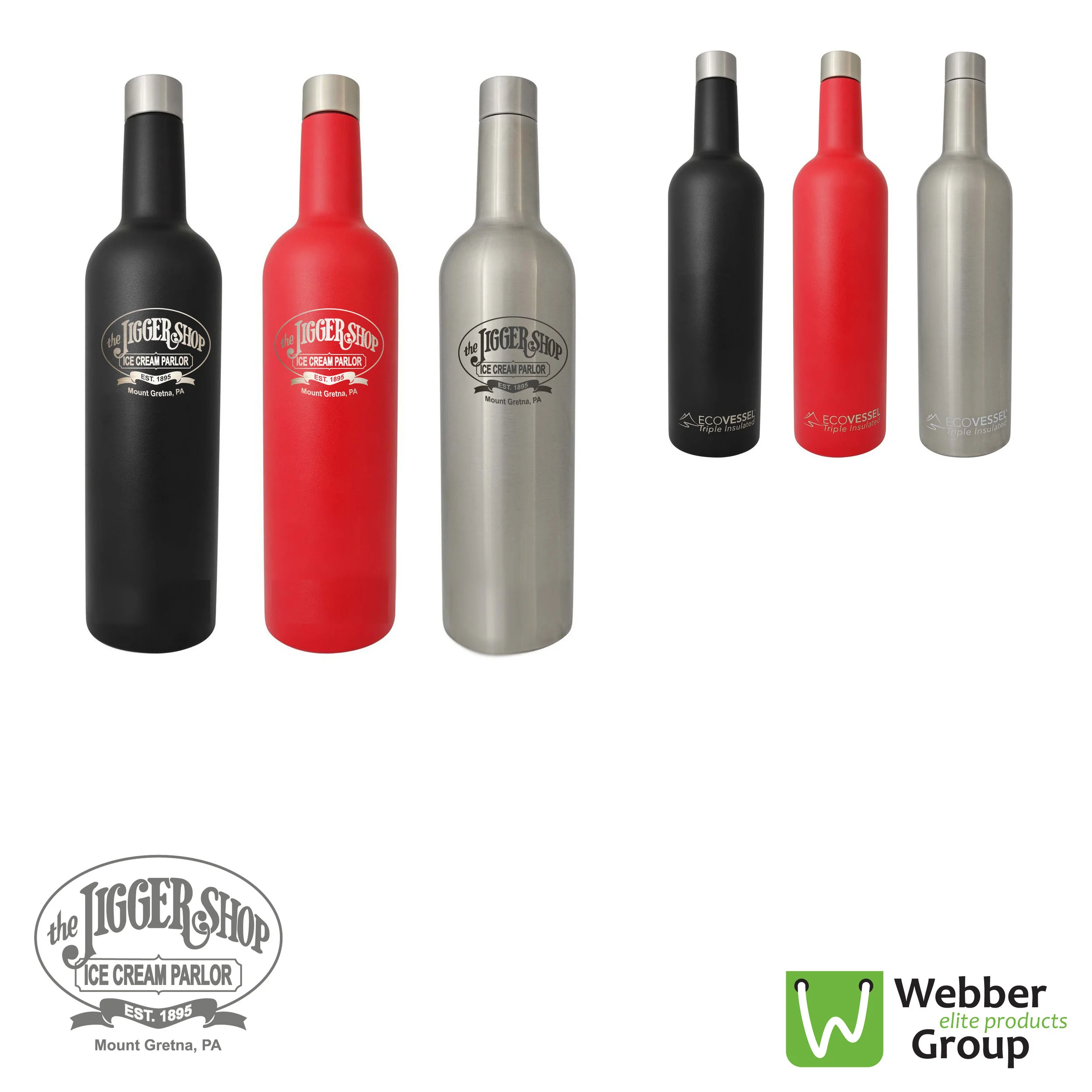 VINE Triple Insulated Stainless Steel Wine Bottle