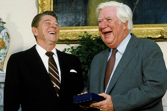 Ronnie and Tip were experts at being the opponents the other wanted to debate. 