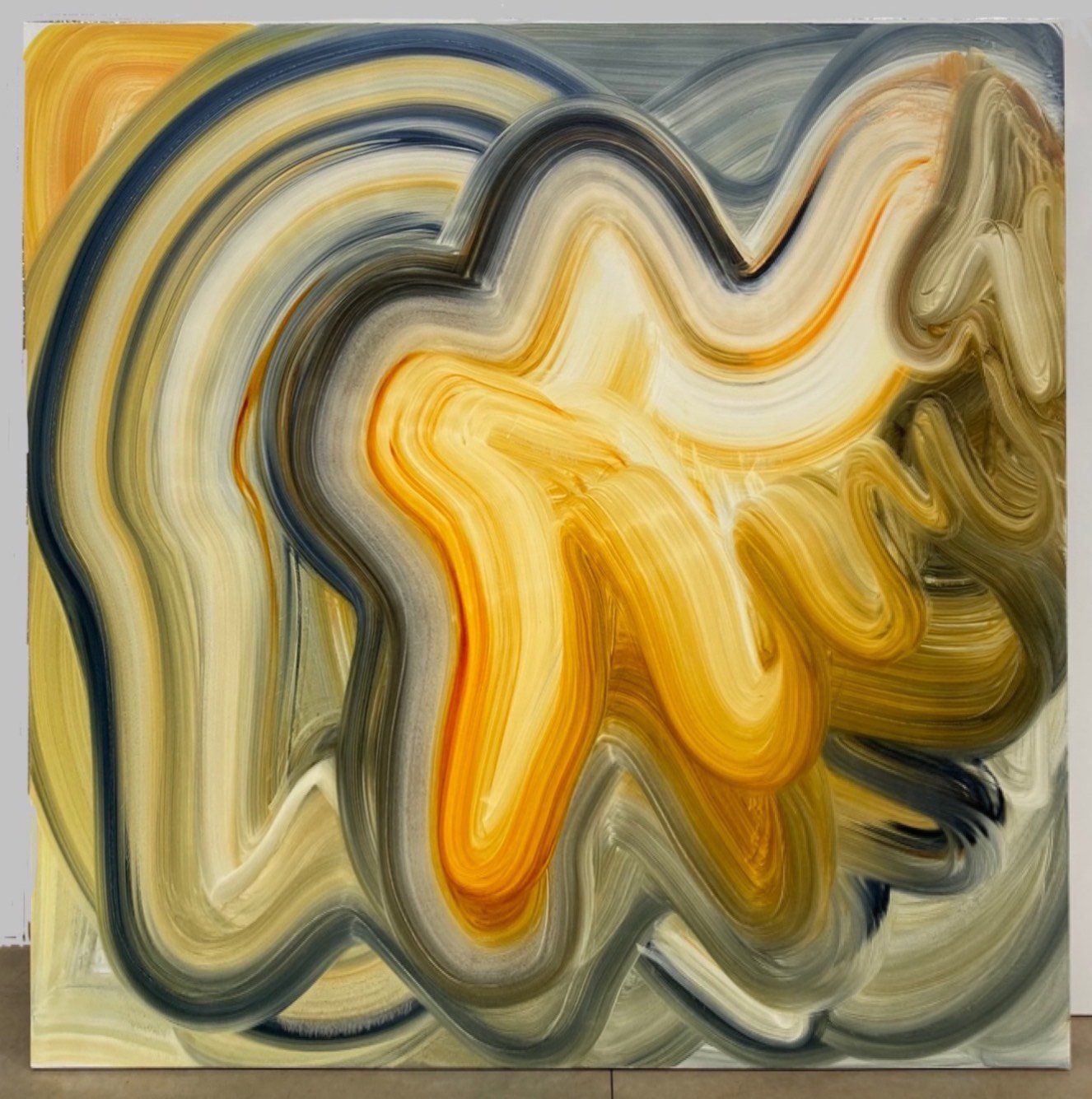  72x72” (183x183cm) oil on canvas, 2022 