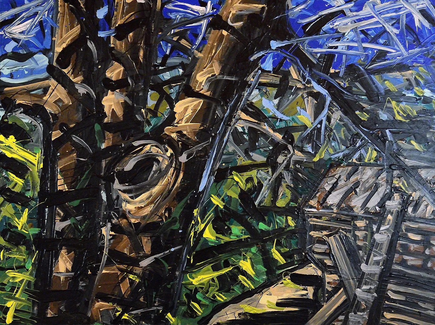 Zyklus XXXIVb, 18 (Flims, Landschaft bei Conn 2), 2001
