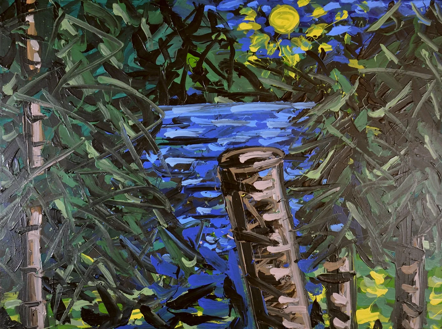 Zyklus 34b, 2 (Flims, Crestasee 2), 2001