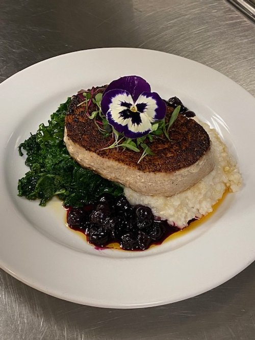 Blackened Blueberry Tuna