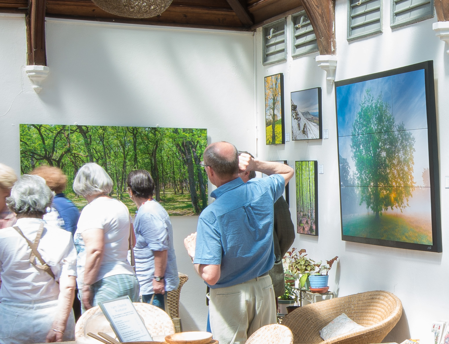 Art exhibition treberfydd House