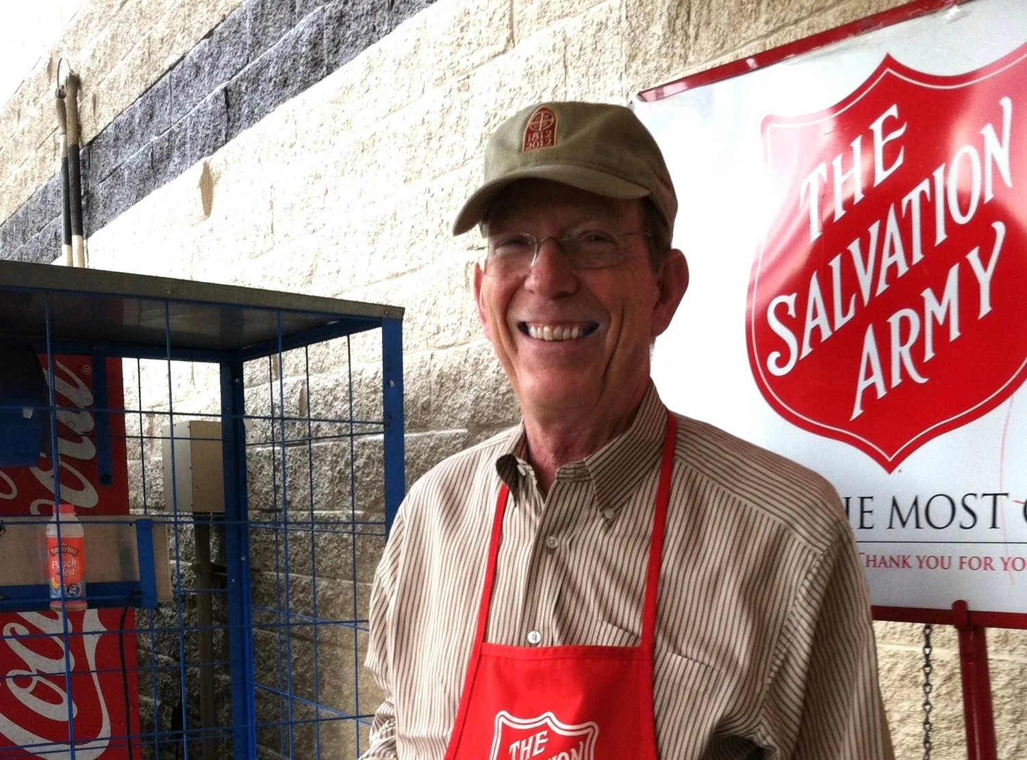 Ringing the bell for the Salvation Army