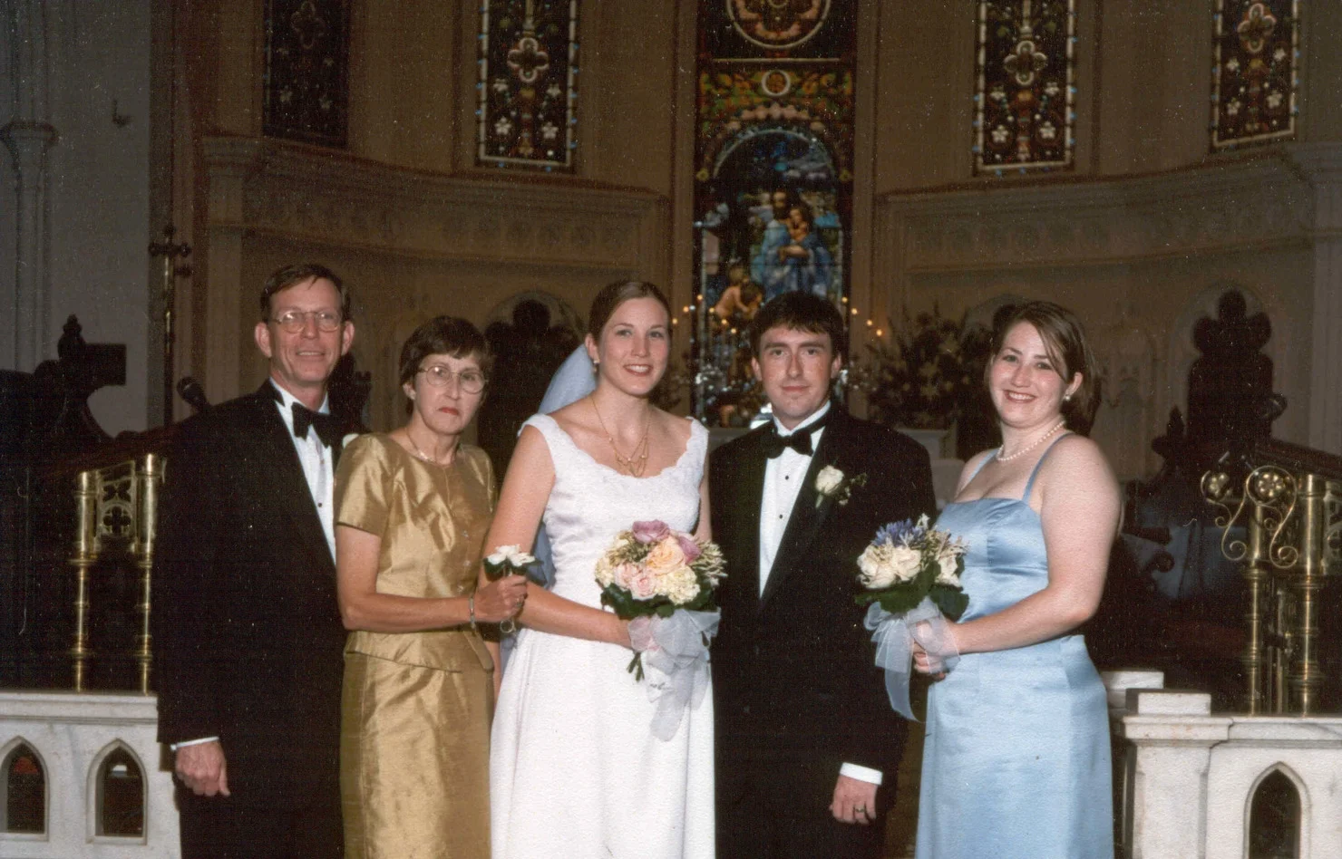 Amelia and Todd's wedding, 2000.