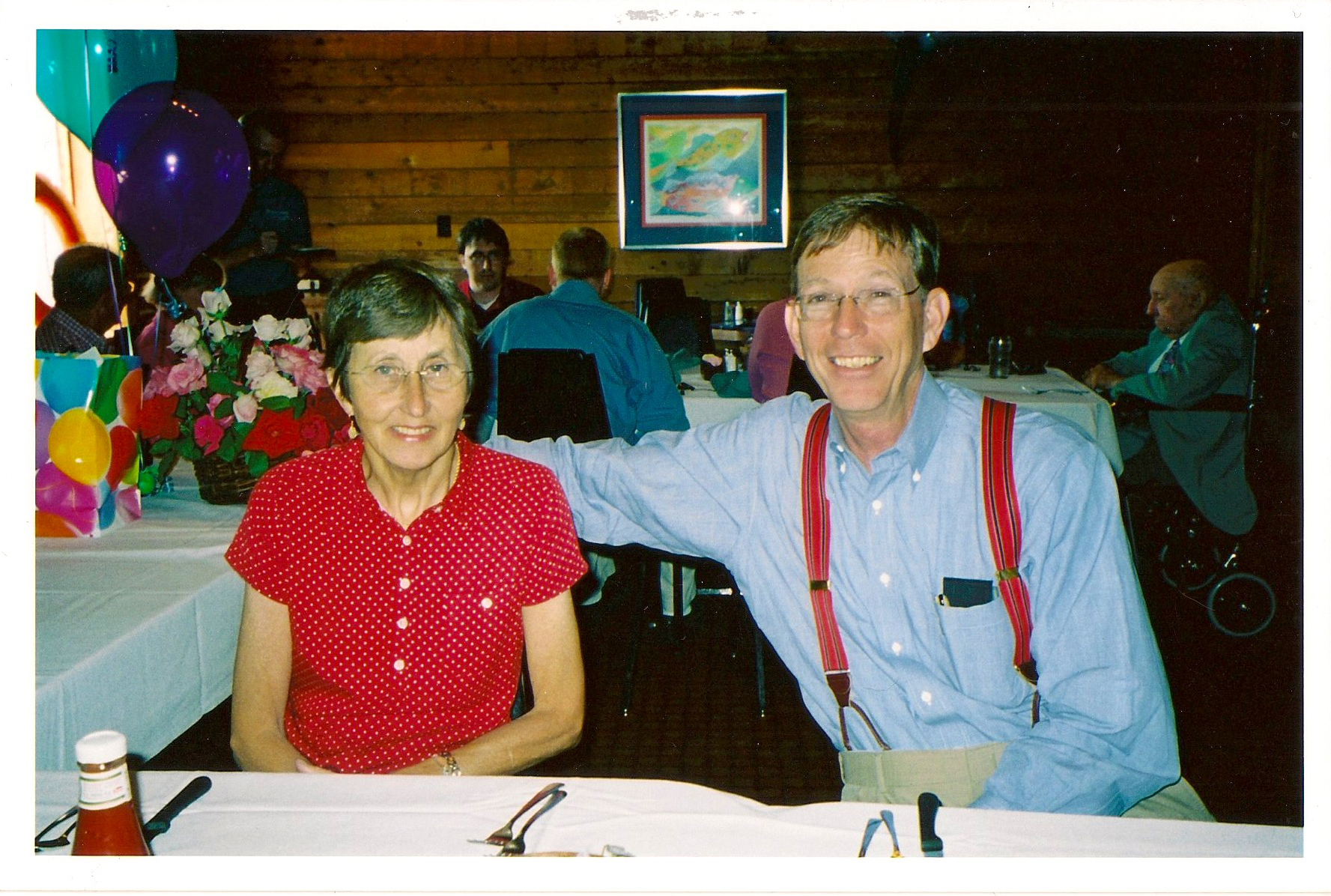 Betty and Walter in Mobile for his father's 95th birthday.