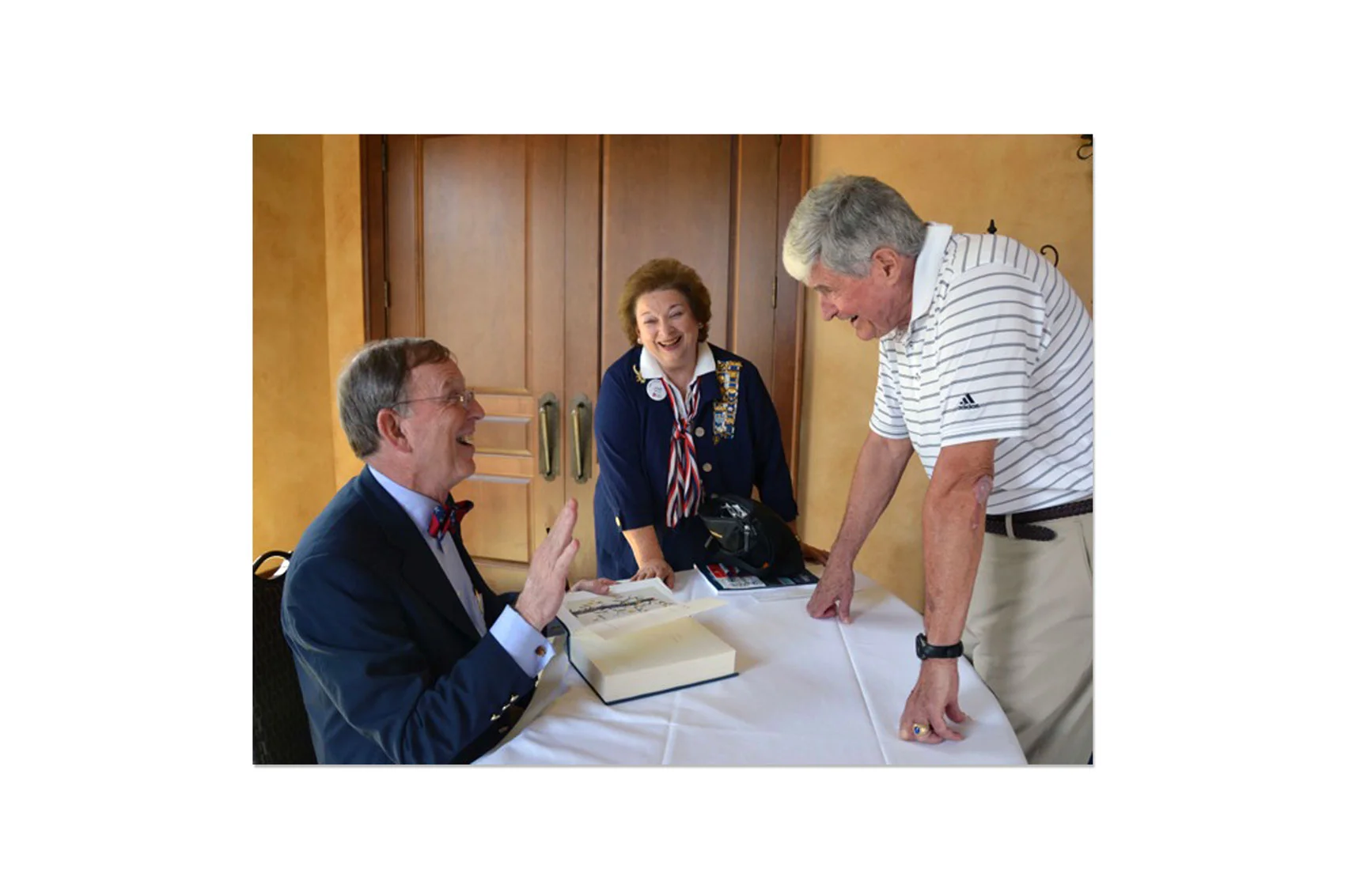 Book signing after a DAR event in Bluffton, SC, 2015.