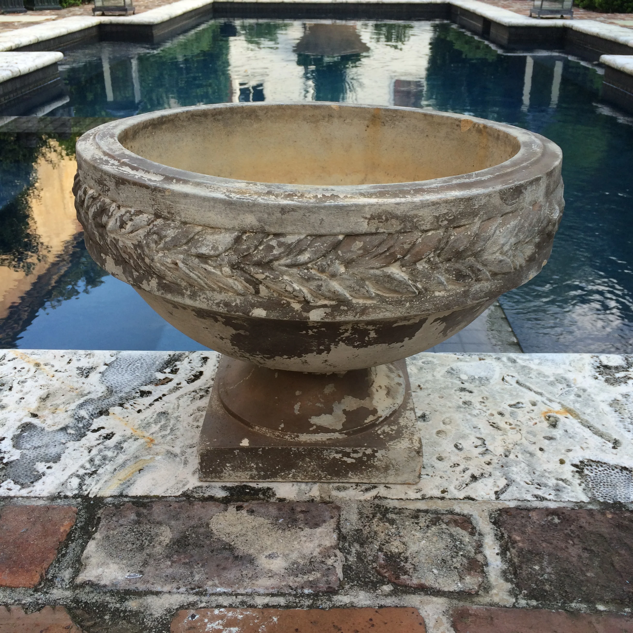 3049. galloway Stoneware urn  1_Charleston Garden Works.JPG