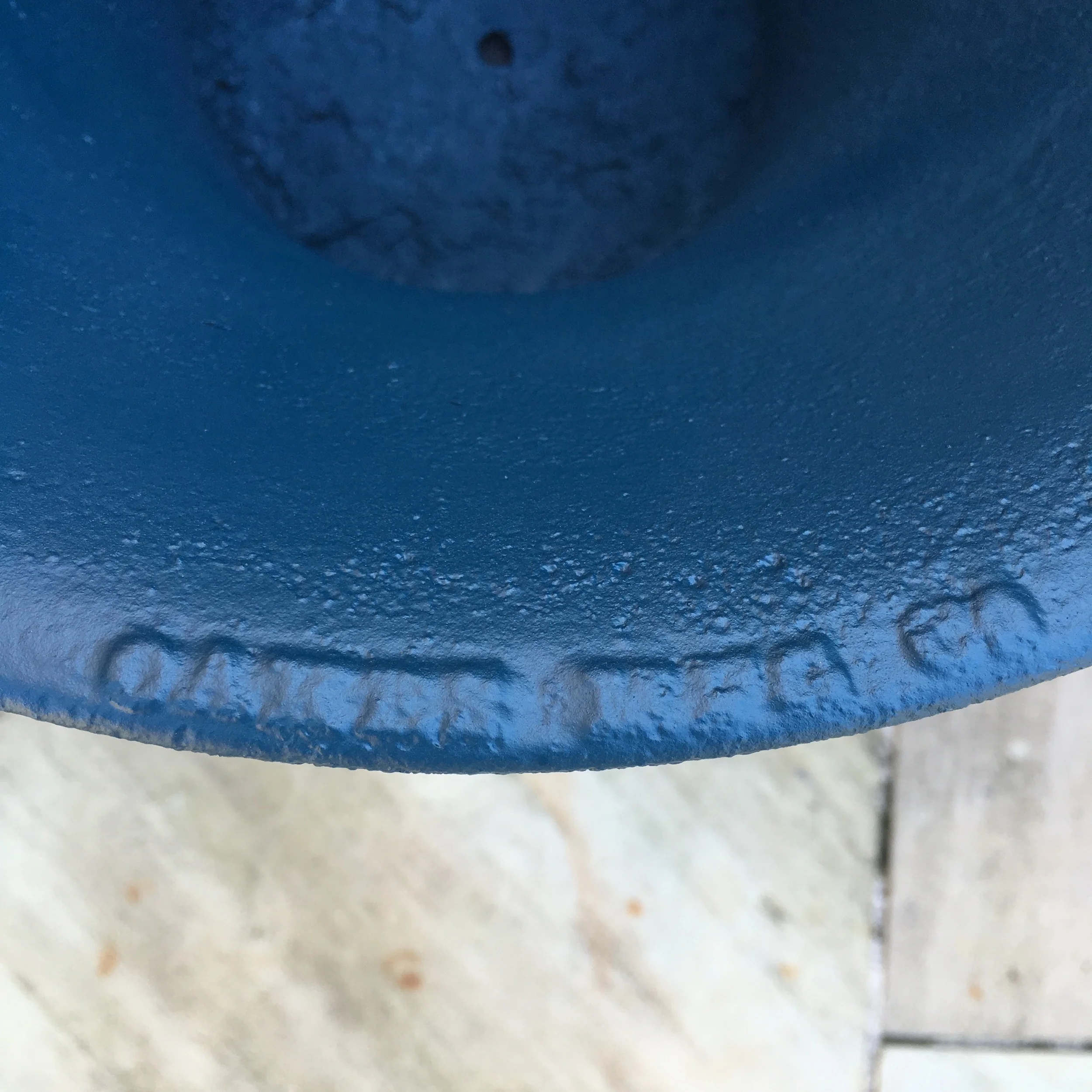 3084. Antique Iron OAKES MFG CO Urn 5_Charleston Garden Works.jpg