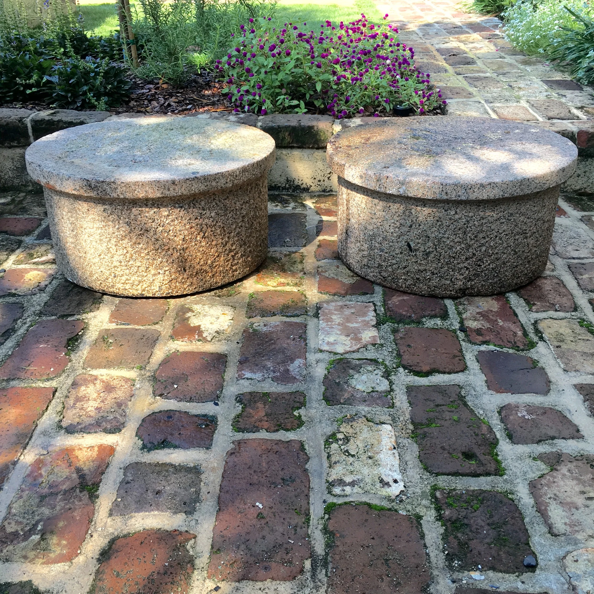 8070. Pair of Granite Pedestals 1_Charleston Garden Works.jpg