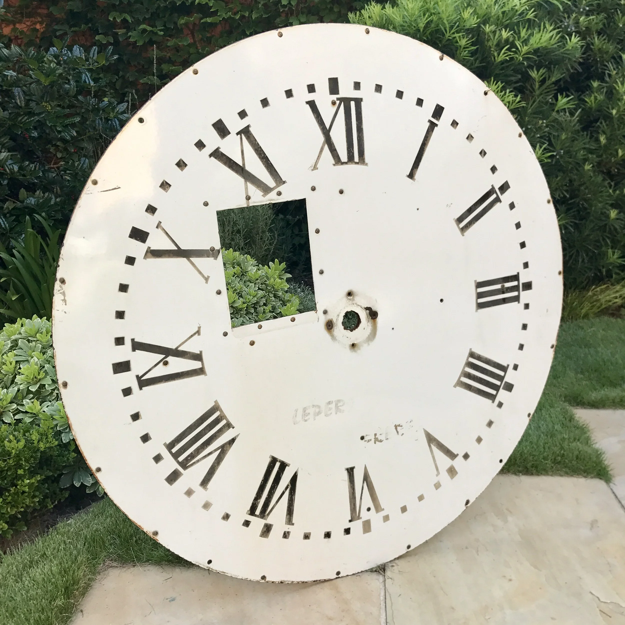 8115. Antique French Clock 2_Charleston GardenWorks.jpg