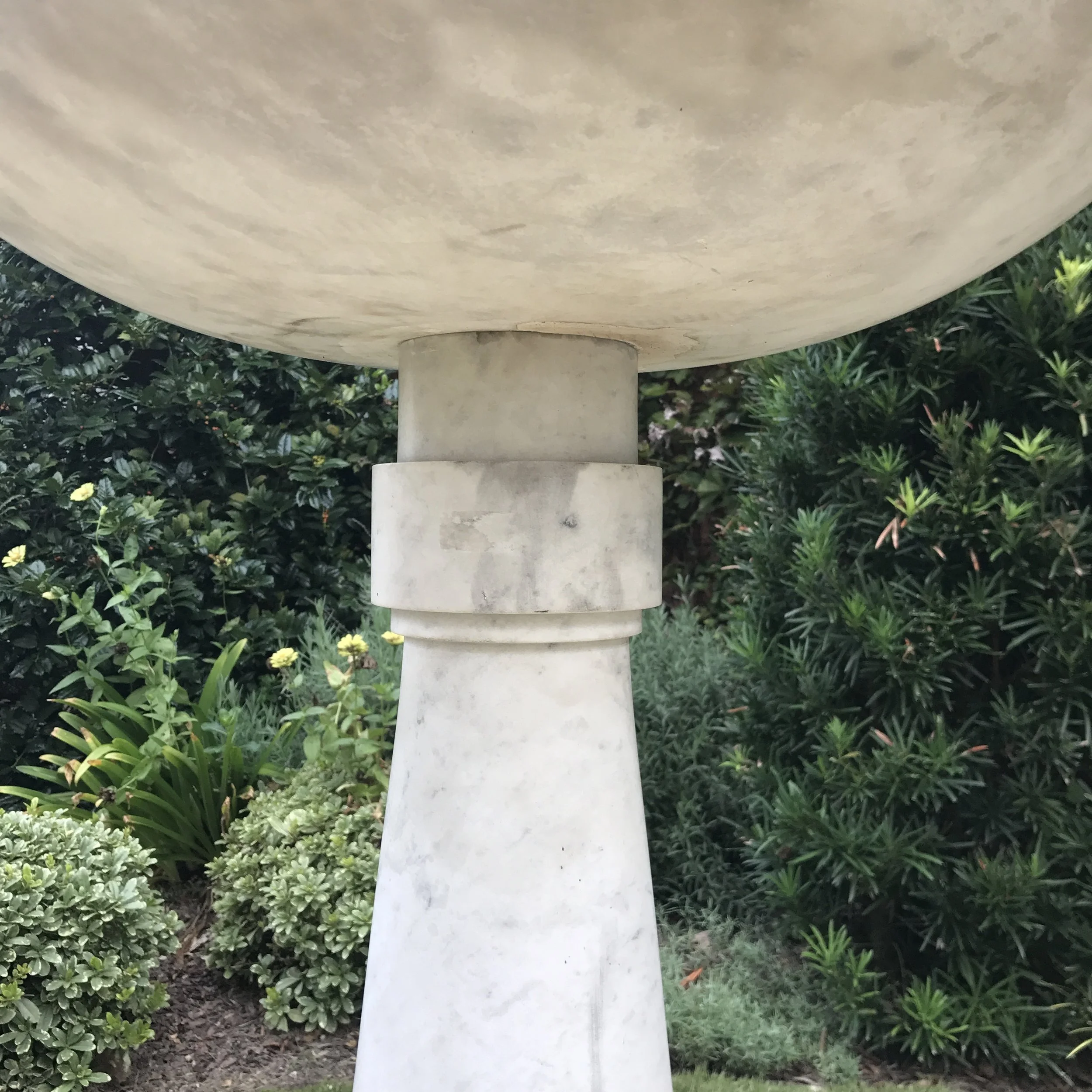 8140. Large Antique Marble Pedestal  5_Charleston GardenWorks.JPG