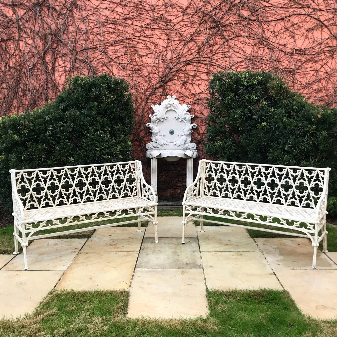 1034. Cast Iron Gothic Bench 1_Charleston GardenWorks.JPG