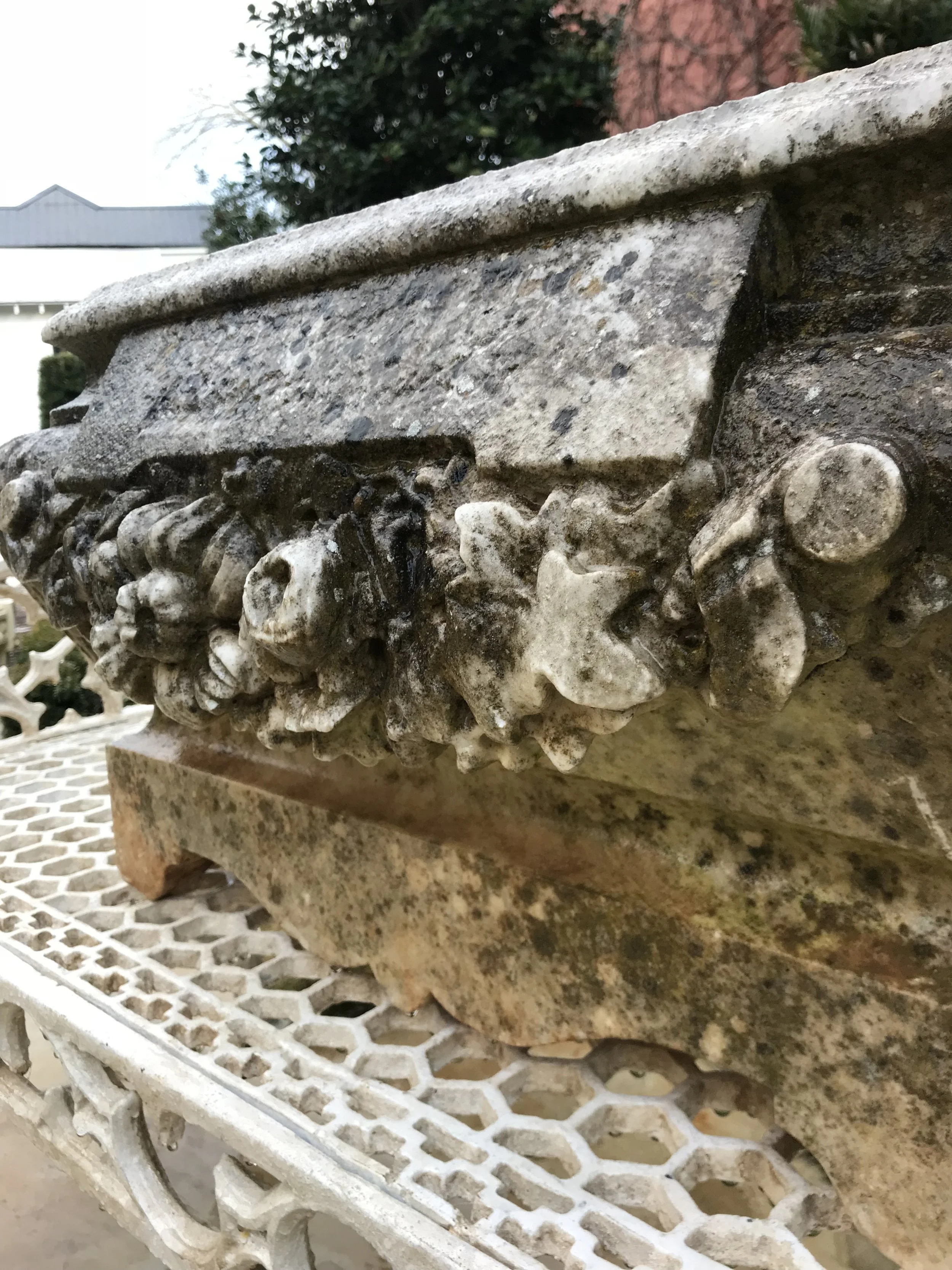 3118. Carved Antique Stone Trough 5_Charleston GardenWorks.jpg