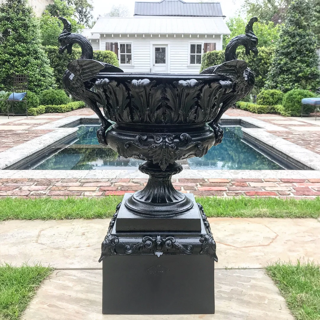 3123. J.W. Fiske Cast Iron Urn 1_Charleston GardenWorks.JPG