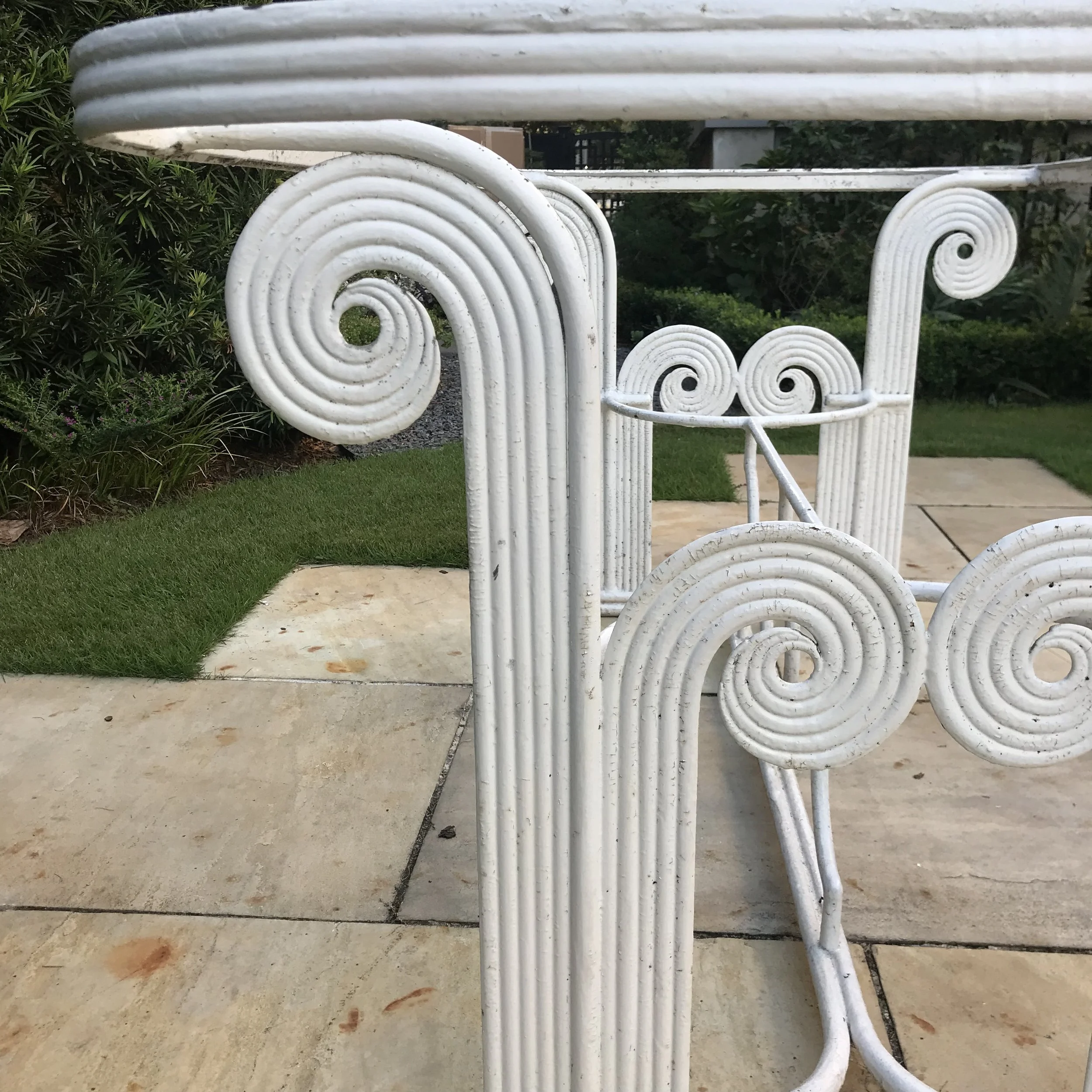2161. 1938 Leinfelder Fluted Scrolls Set 6_Charleston GardenWorks.jpg