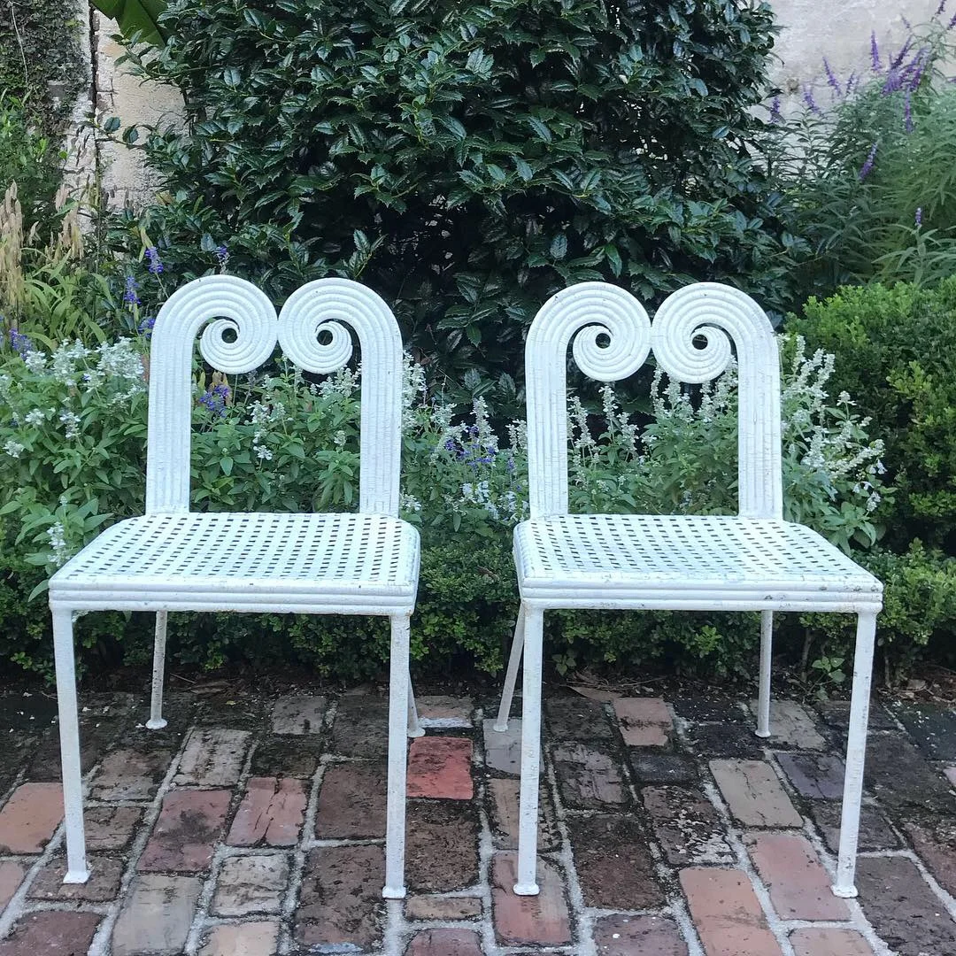 2161. 1938 Leinfelder Fluted Scrolls Set 13_Charleston GardenWorks.JPG