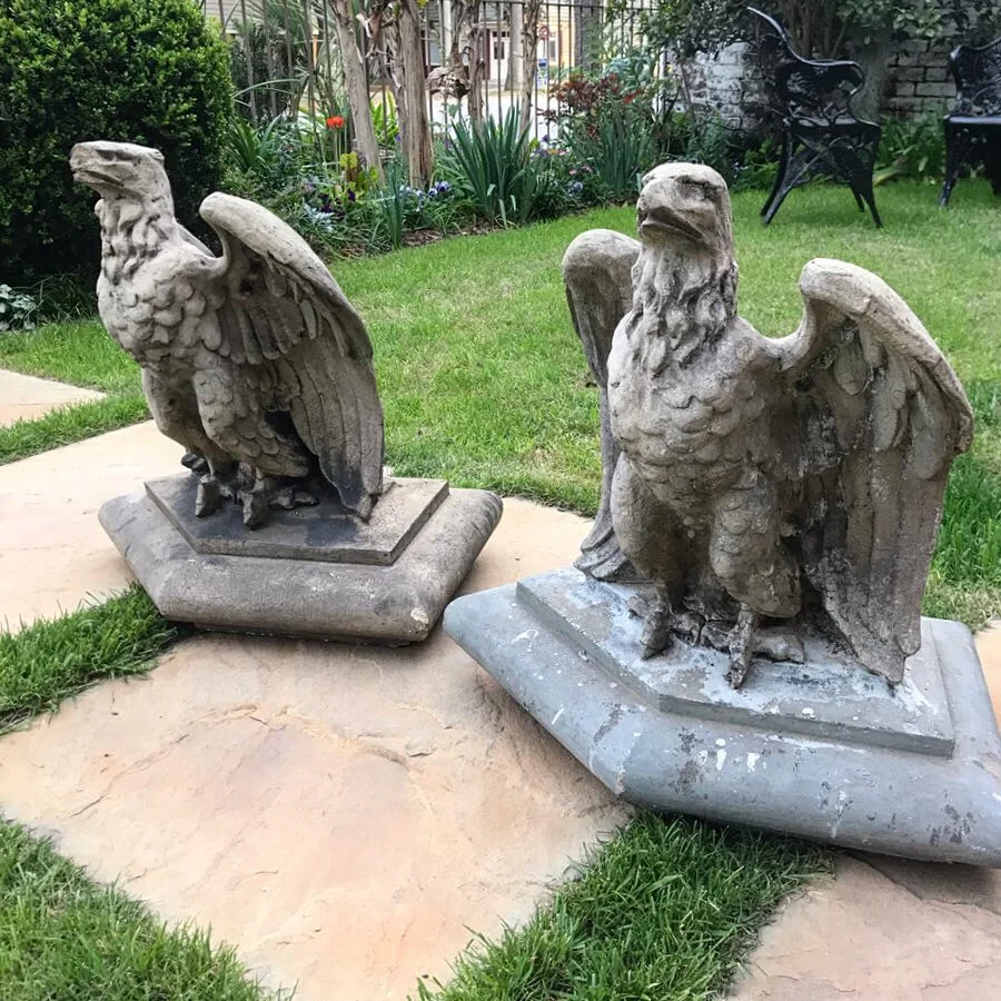 4097. Pair of Terra Cotta Eagles 4_Charleston GardenWorks.JPG