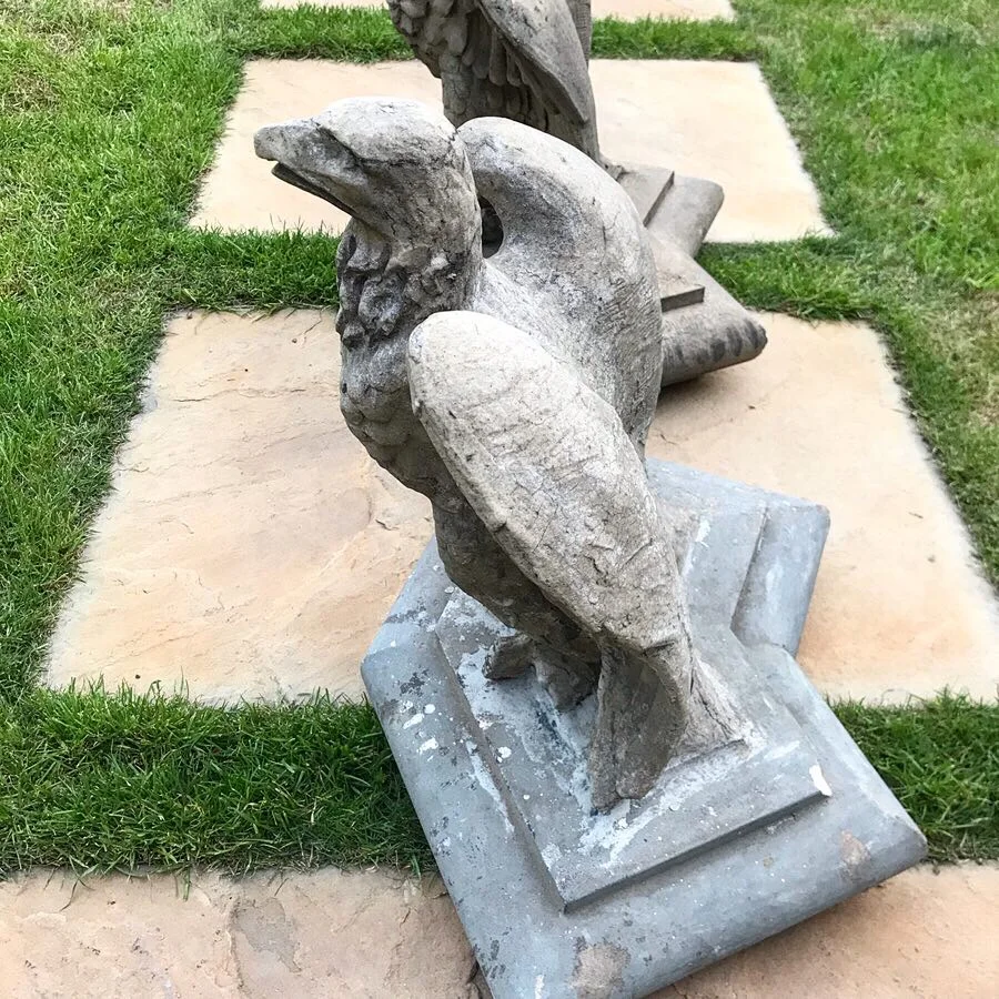 4097. Pair of Terra Cotta Eagles 5_Charleston GardenWorks.JPG