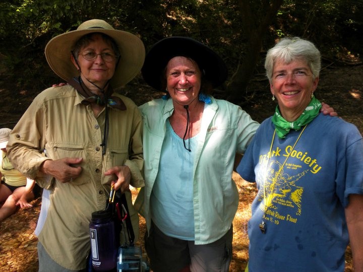 Alice with Charline Manning and Janet Nye. On the river before a multi day trip.jpg