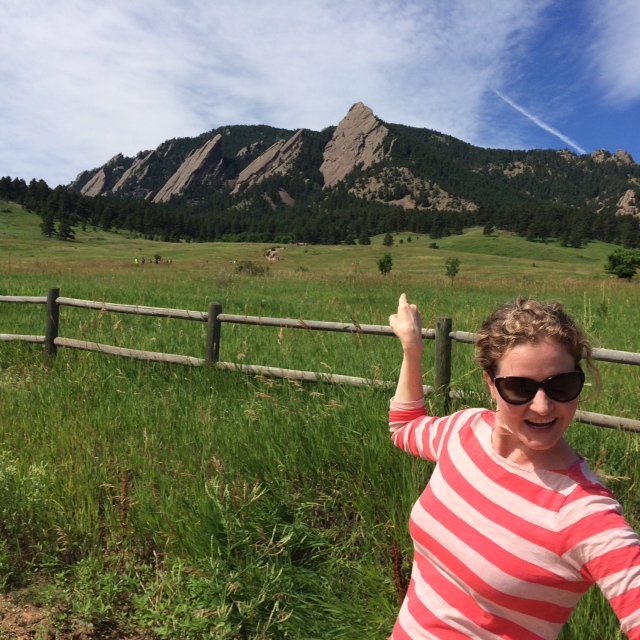 Nature! Physical Activity! Visiting friends! On a recent trip to Boulder, CO.
