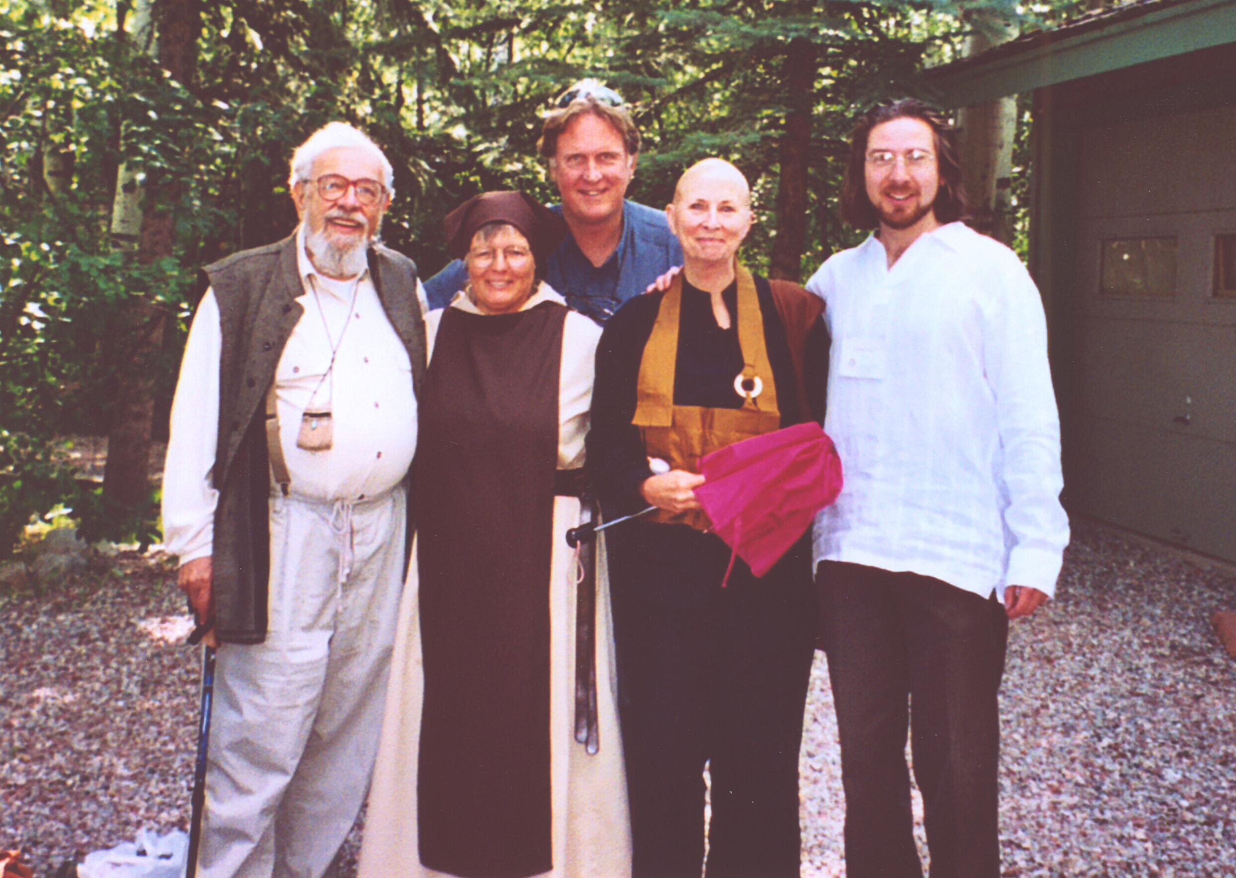 Zalman Schachter-Shalomi, Tessa Bielecki, Edward Bastian, Joan Halifax, and Netanel Miles-Yépez in Aspen, CO. (2004),  (Copy) (Copy)