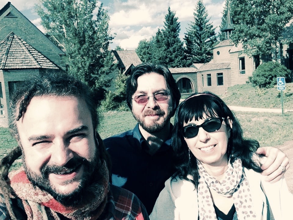 Adam Bucko, Adam Bucko, Netanel Miles-Yépez, and Beverly Lanzetta at St. Benedict's Monastery, Snowmass, CO. (A. Bucko, 2014) (Copy) (Copy)