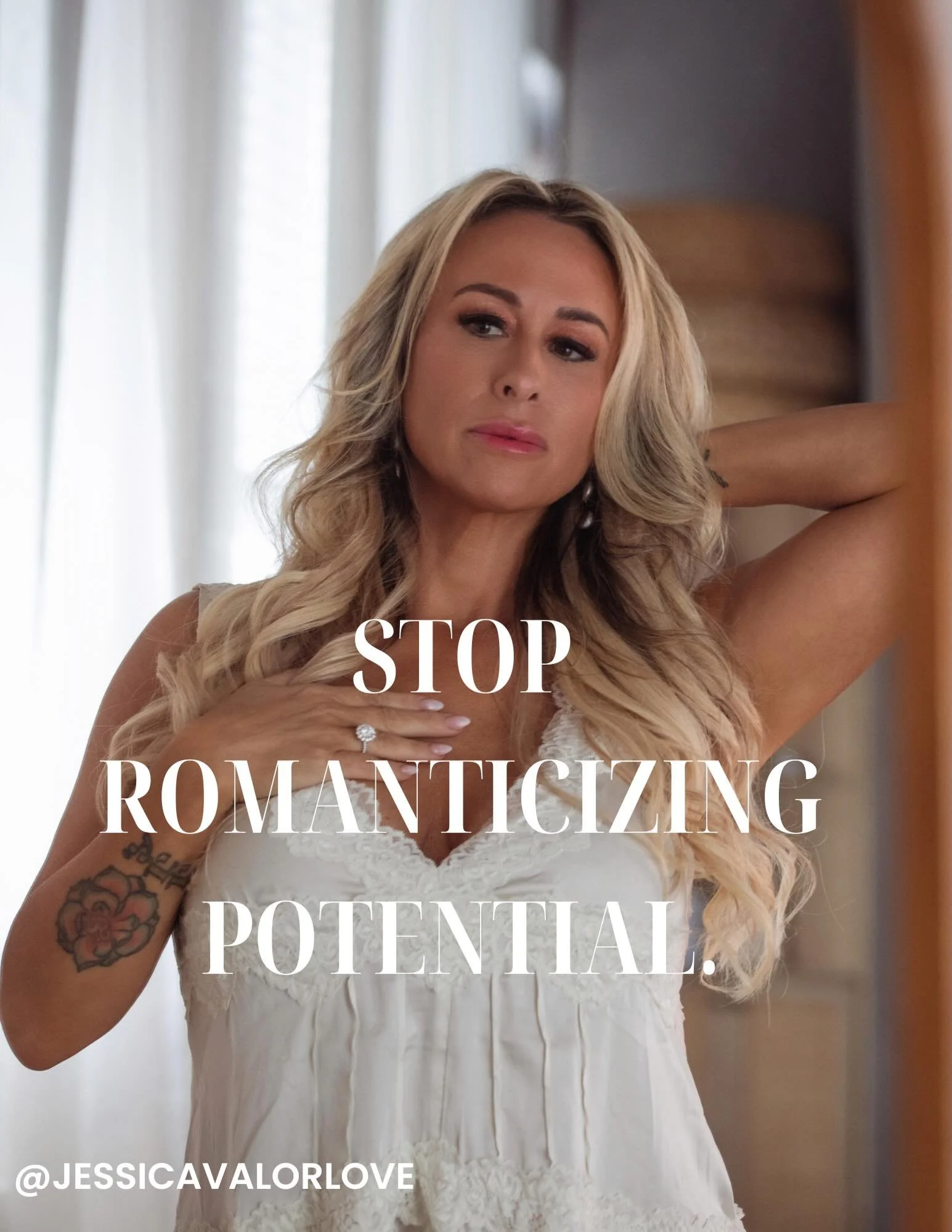 I used to think love meant seeing someone&rsquo;s potential&hellip; and loving them enough to help them become it.

But true love doesn&rsquo;t require you to abandon yourself, override your intuition, or confuse chemistry with consistency.

The Hone