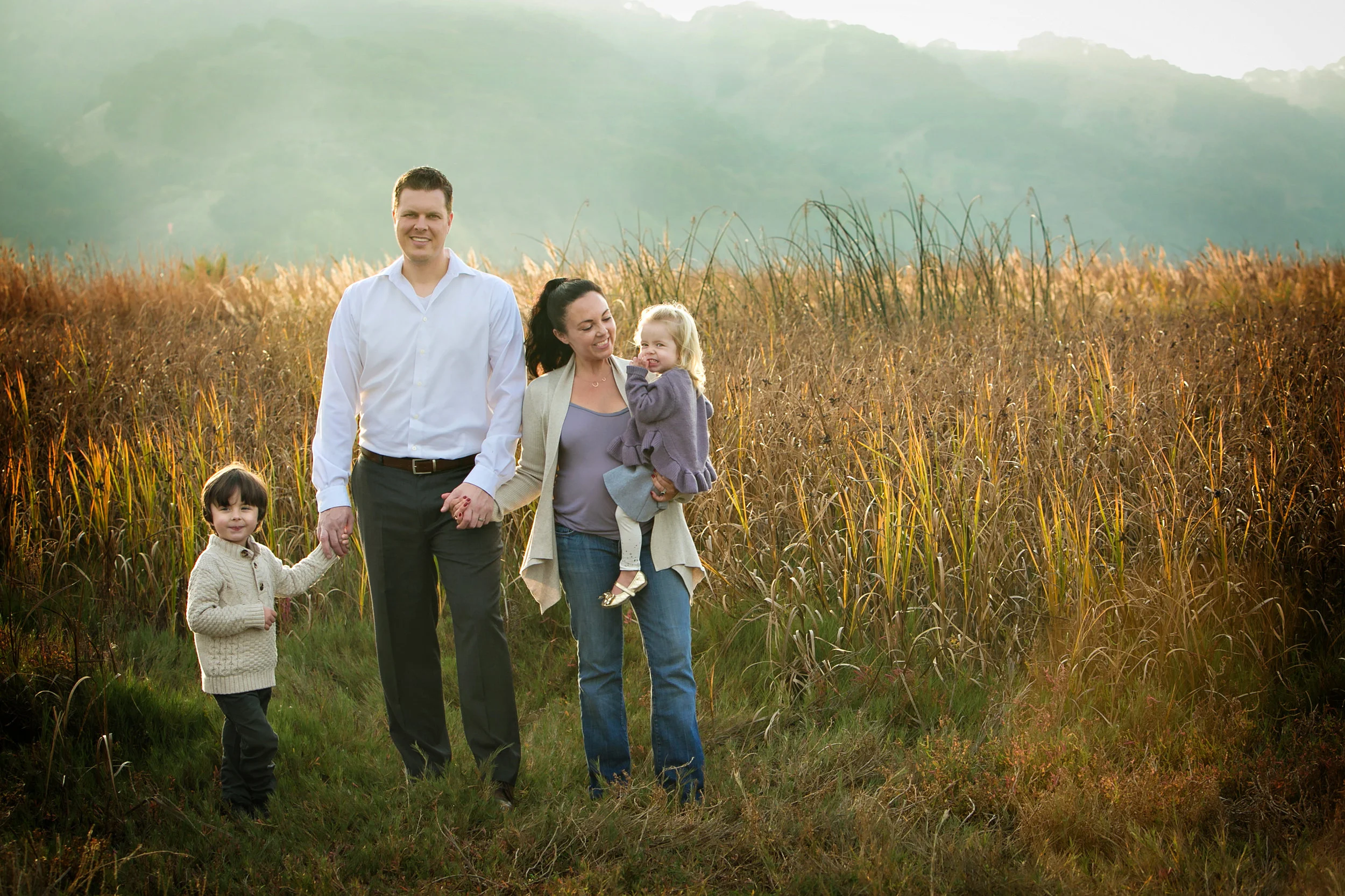 Paulas family - Beckett, danny, ananda (pregnant with #3) & scarlett. by Kevallyn marie photography.