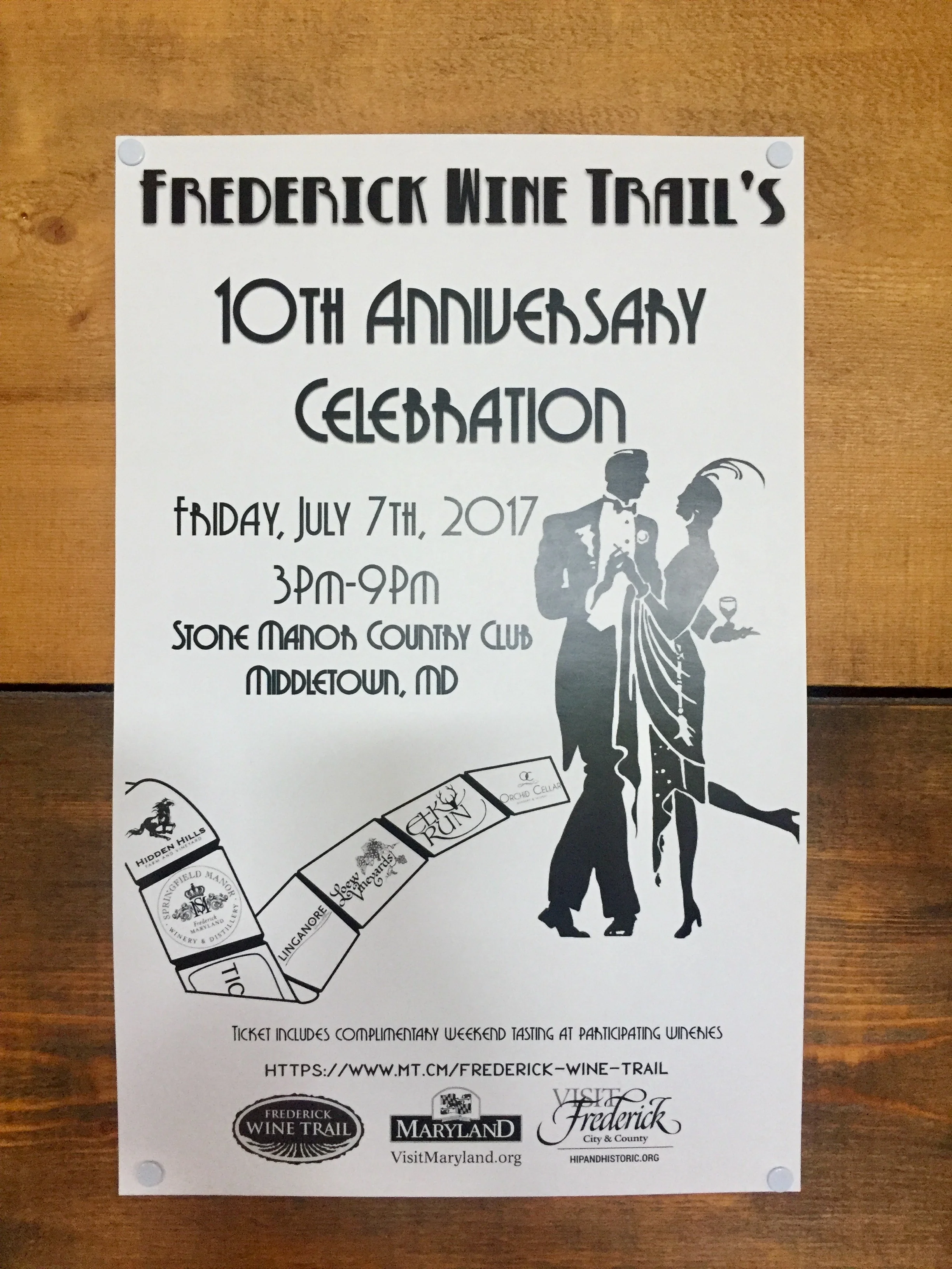 Frederick Wine Trail Anniversary