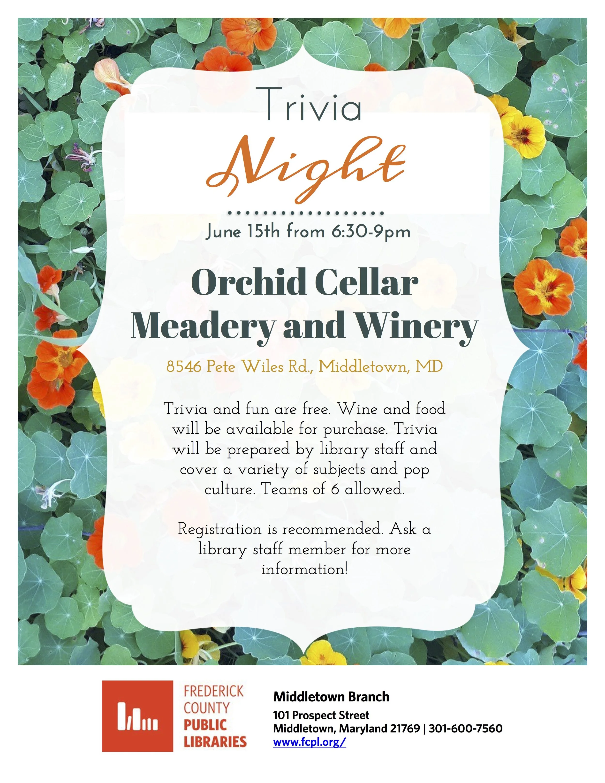 Trivia Night with FCPL