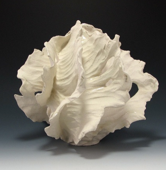 Ceramic Sculptural Winged Vessel