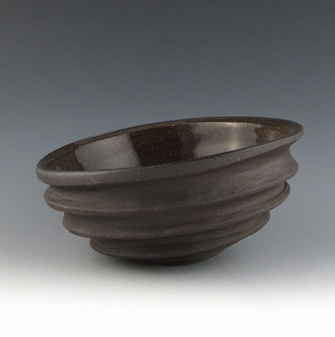 Chocolate Brown Modern Ceramic Bowl
