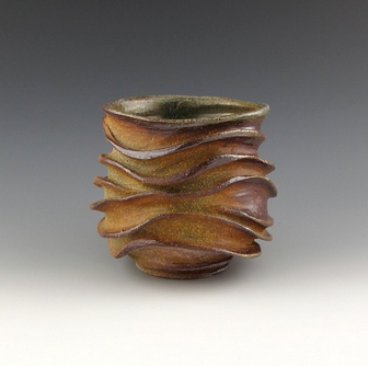 Wood Fired Organic Ceramic Tea Bowl