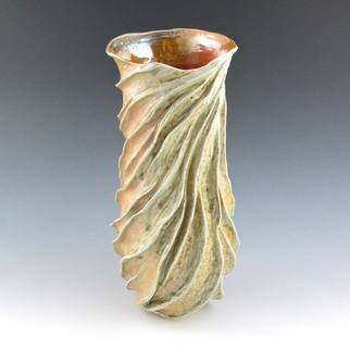 Wood Fired Organic Ceramic Vase